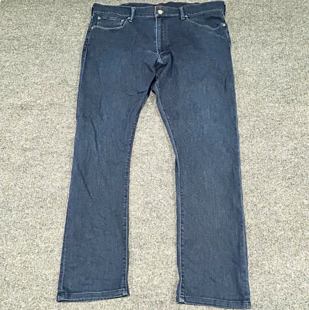 Polo Ralph Lauren Men’s Slim Straight Jeans Medium Wash Blue Denim Stretch
